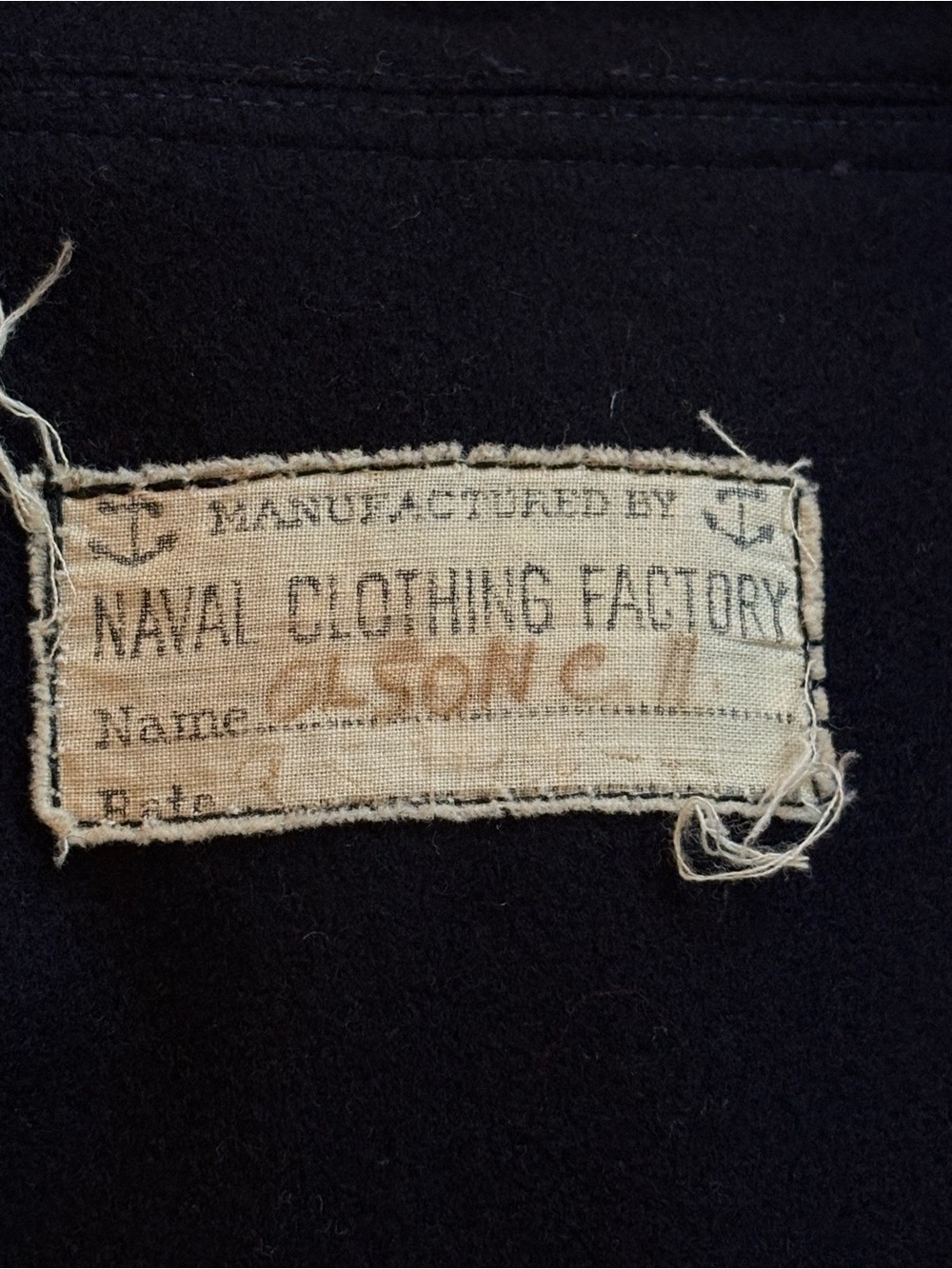 Vintage 1950s/1960s U.S. Navy sailor uniform shirt - wool, jacket, crackerjack - Picture 7 of 16